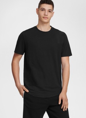 Men's Dkny Essential T Shirts Black | Y5382363