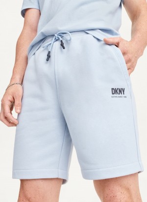 Men's Dkny French Terry Shorts Blue | X7353992