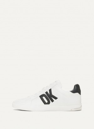 Women's Dkny Abeni Lace Up Sneakers Black | E4353924