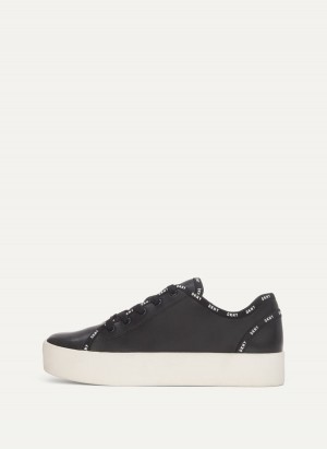 Women's Dkny Court Sneakers Black | D1173657