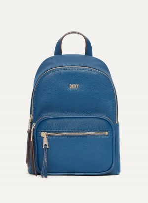 Women's Dkny Maxine Backpacks Blue | M0016298