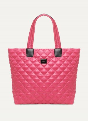 Women's Dkny Maya Tote Bags Pink | N0953356