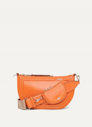 Women's Dkny Orion Crossbody Bags Orange | M7209408