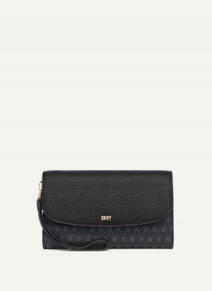 Women's Dkny Sydney Wallets Black | S9977204
