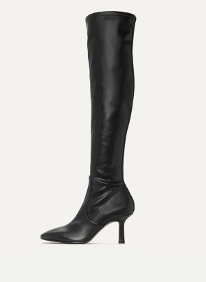 Women's Dkny Tall Stretch Boots Black | I8690246