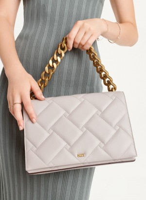 Women's Dkny Willow Chain Crossbody Bags Lavender | P6840403