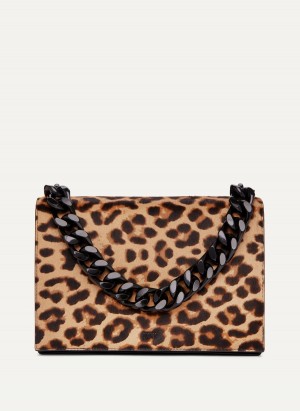 Women's Dkny Willow Chain Crossbody Bags Leopard | M8613737