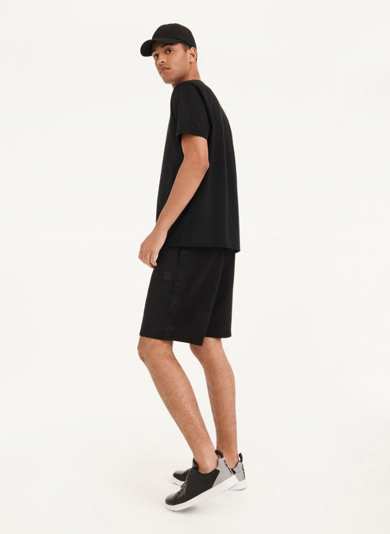 Men's Dkny Classic Logo T Shirts Black | E9920022