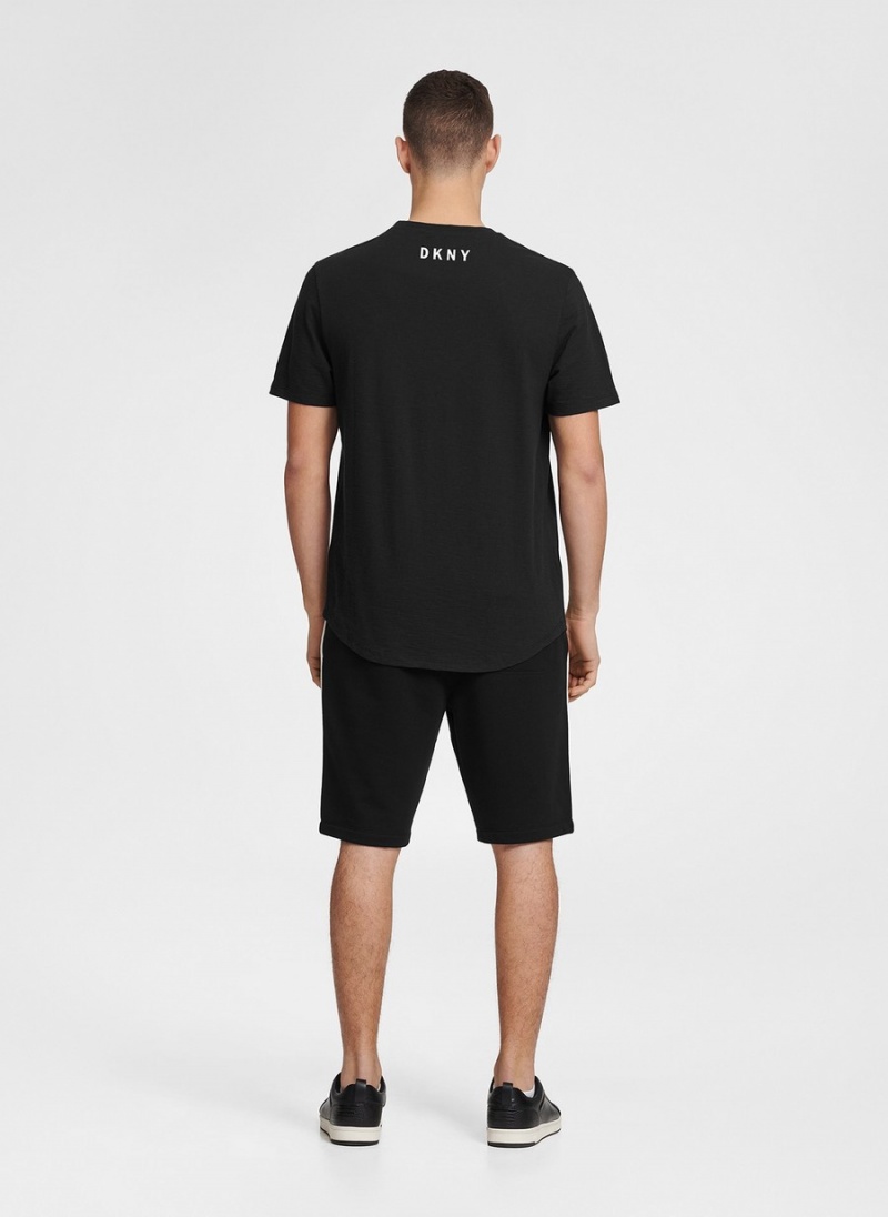 Men's Dkny Essential T Shirts Black | Y5382363
