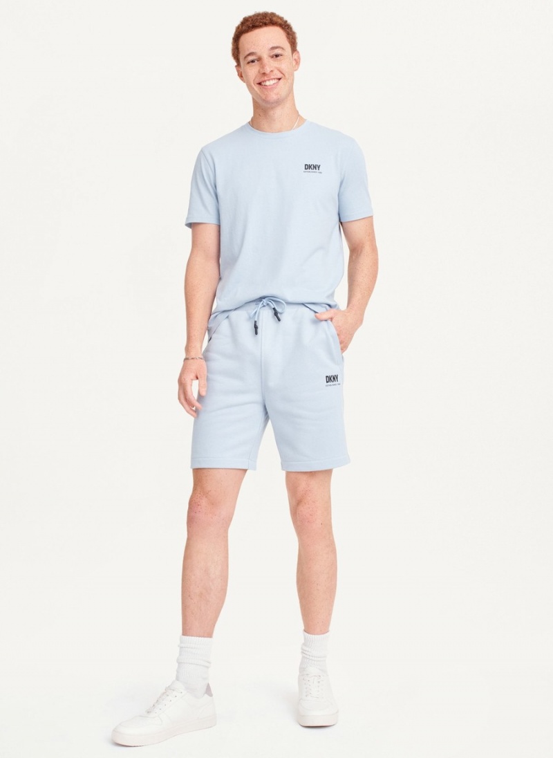 Men's Dkny French Terry Shorts Blue | X7353992