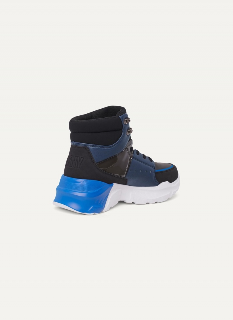 Men's Dkny Liberty Sneakers Black | U7610579
