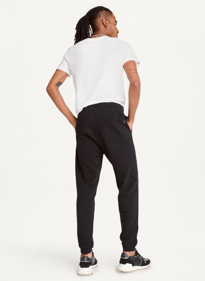 Men's Dkny Logo Pants Black | B7489969