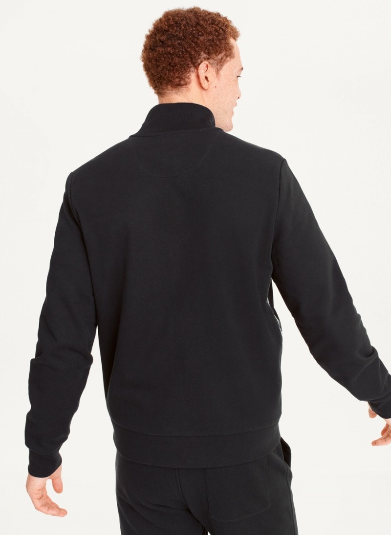 Men's Dkny Logo Tape Detail Track Jackets Black | A9608614