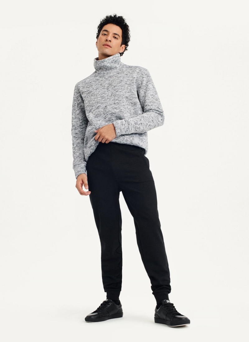 Men's Dkny Logo Waistband Jogger Black | U7539838