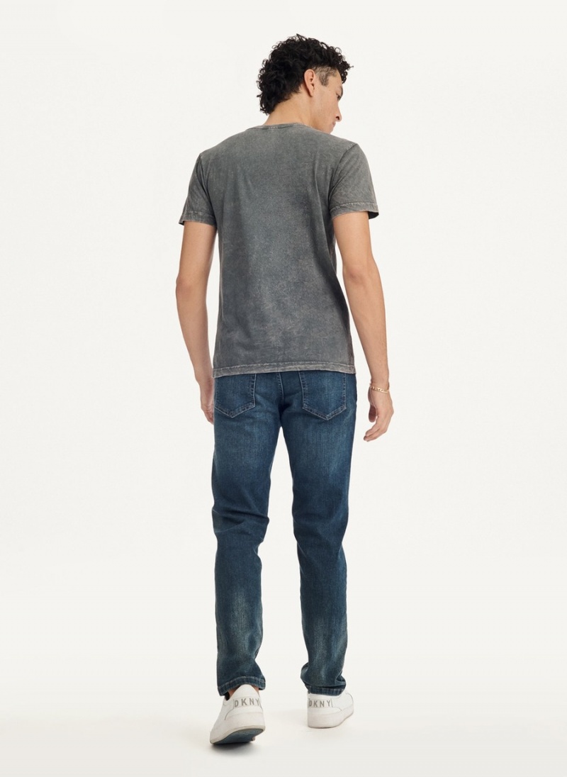 Men's Dkny Mineral Wash T Shirts Grey | N7879970