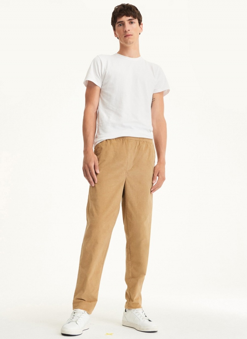Men's Dkny Pincord Jogger Brown | E9251418