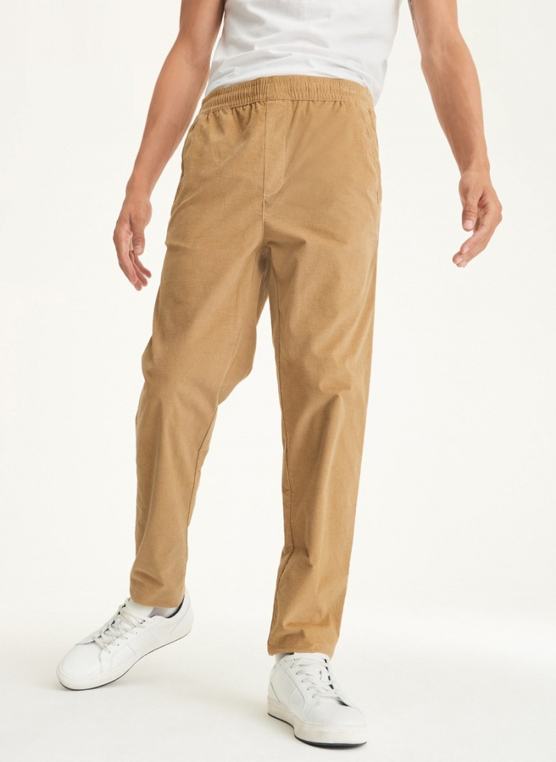 Men\'s Dkny Pincord Jogger Brown | E9251418