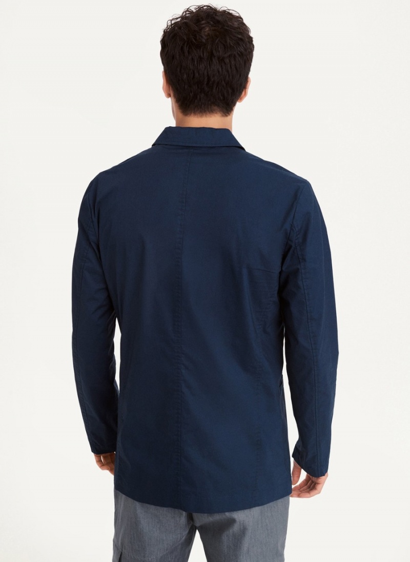 Men's Dkny Poplin Blazer Black | I8916407