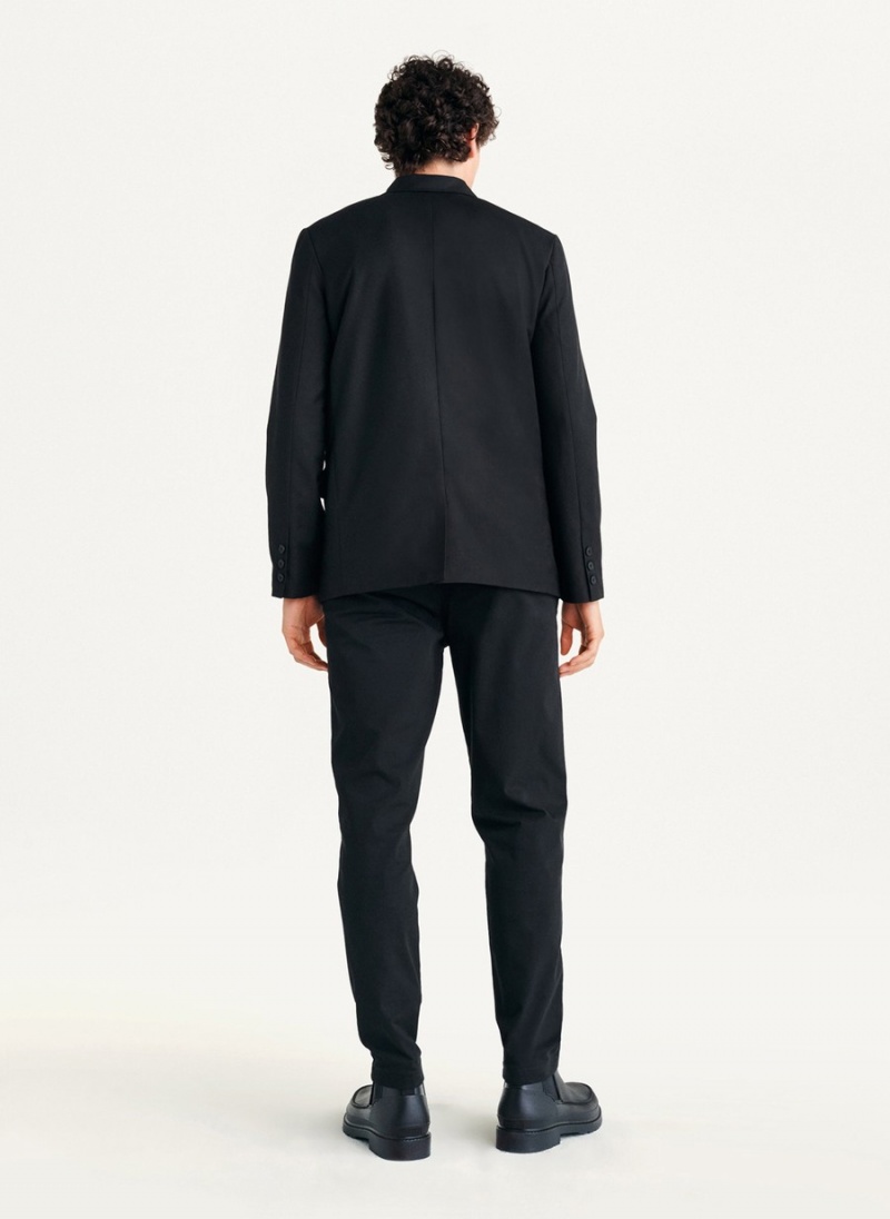 Men's Dkny Relaxed Blazer Black | K5879165
