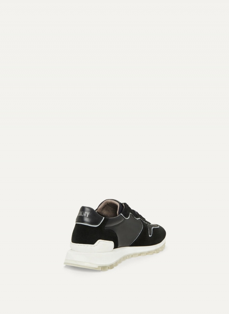 Men's Dkny Runner Sneakers Black | I9905260