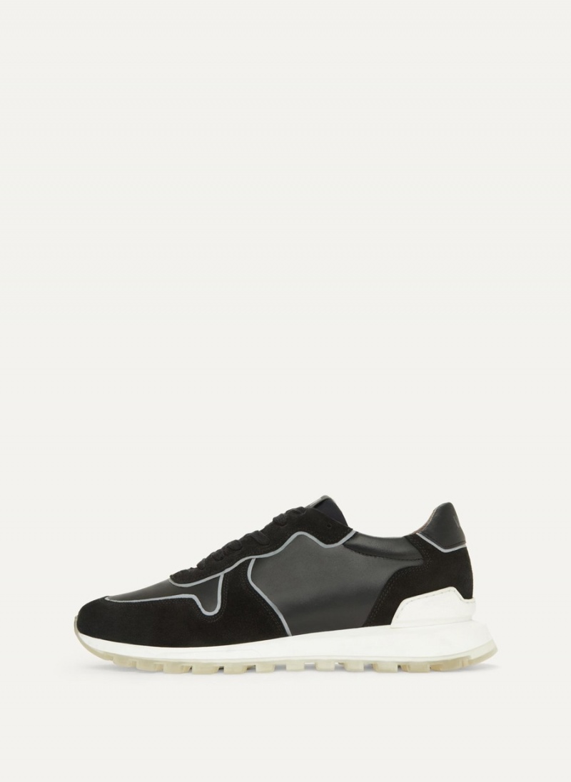 Men\'s Dkny Runner Sneakers Black | I9905260