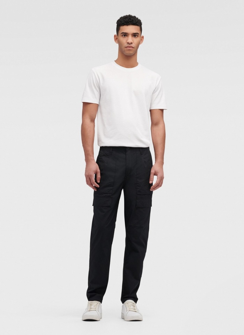 Men's Dkny Slim Fit Cargo Pants Black | R1712496