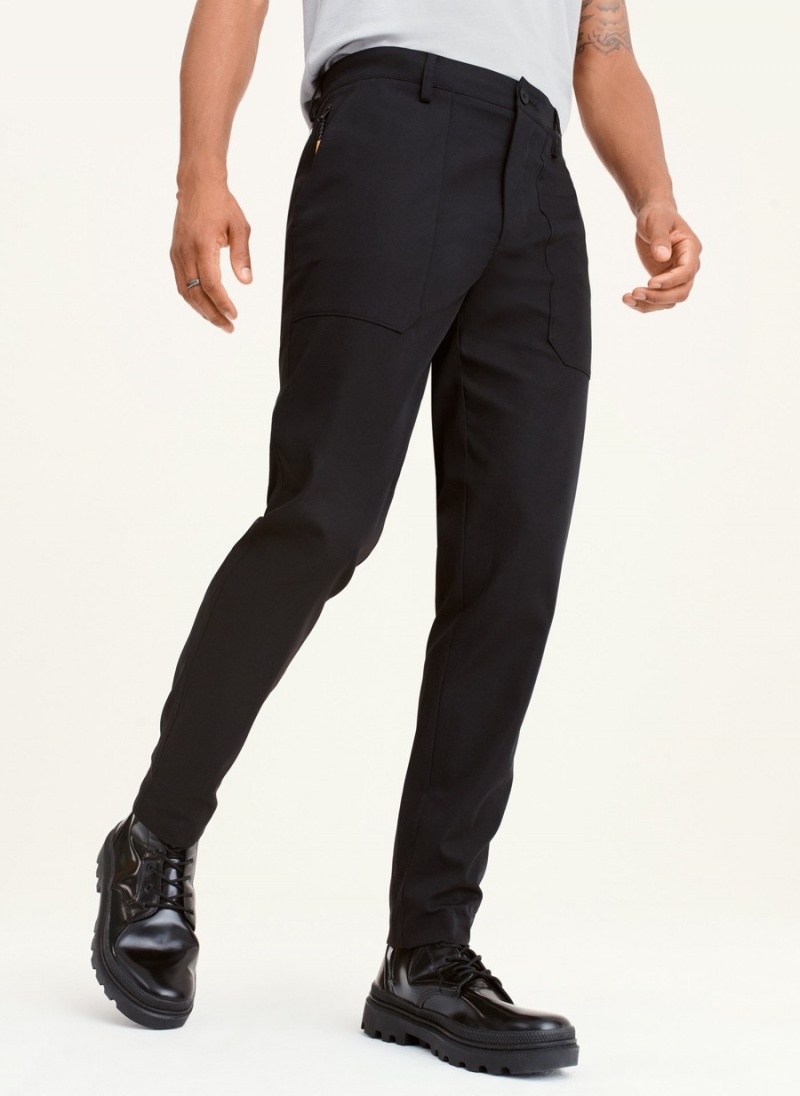 Men\'s Dkny Smart Fatigue Pants Black | L5408879