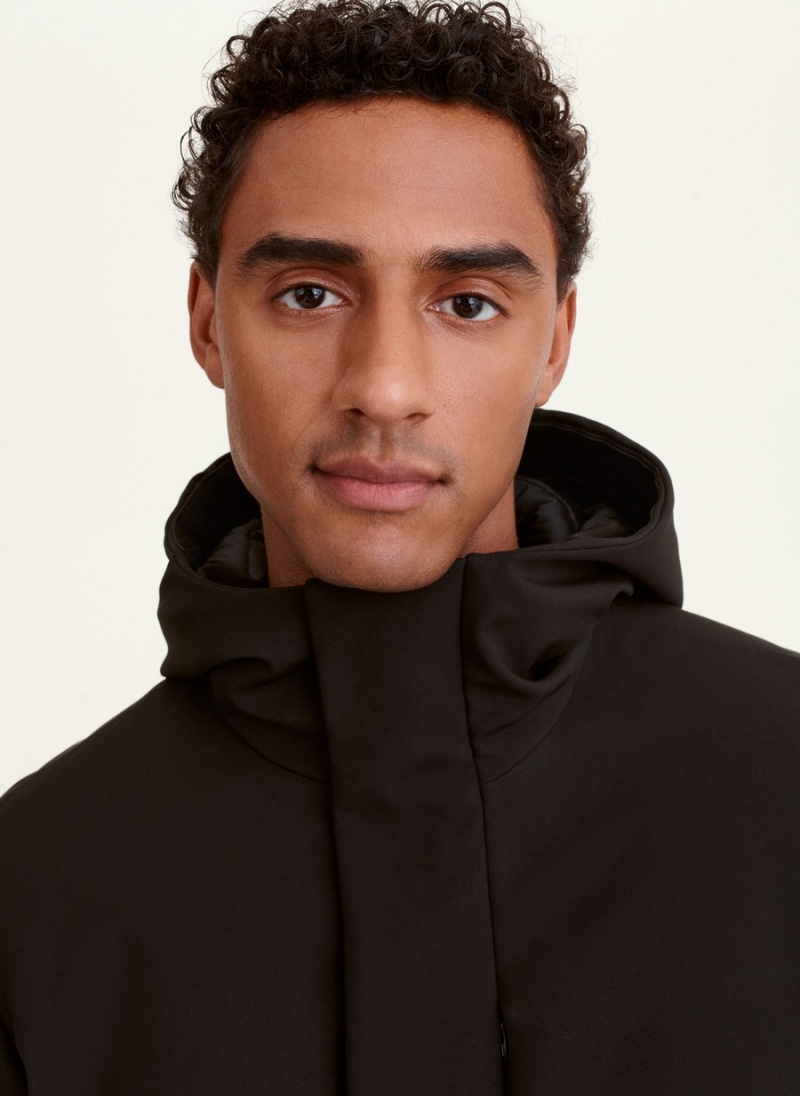 Men's Dkny Soft Shell Jackets Black | E4237670