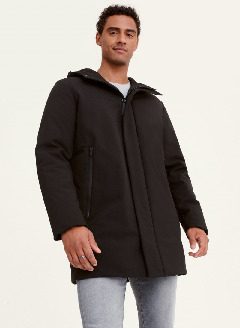 Men\'s Dkny Soft Shell Jackets Black | E4237670