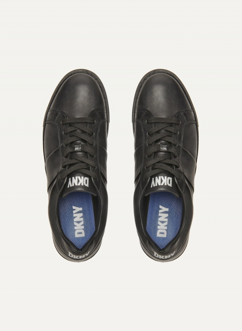 Men\'s Dkny Street Side Sneakers Black | P4050458