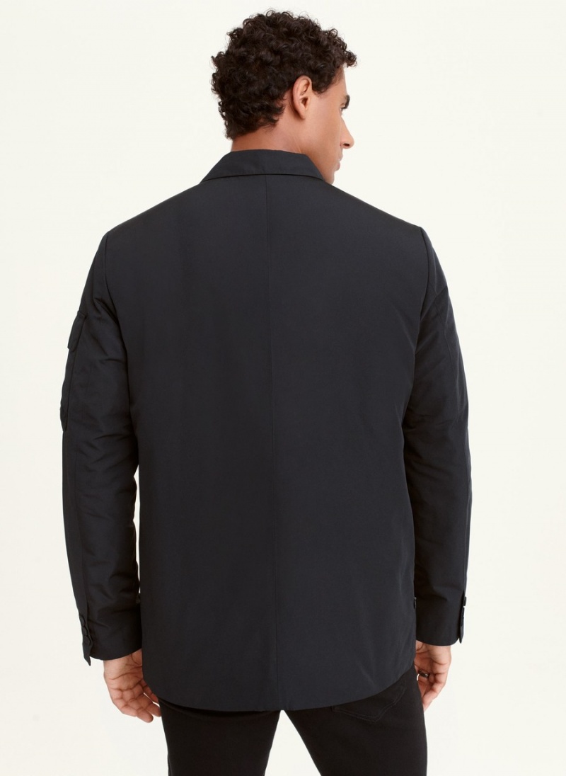 Men's Dkny Travel Blazer Black | B9588765