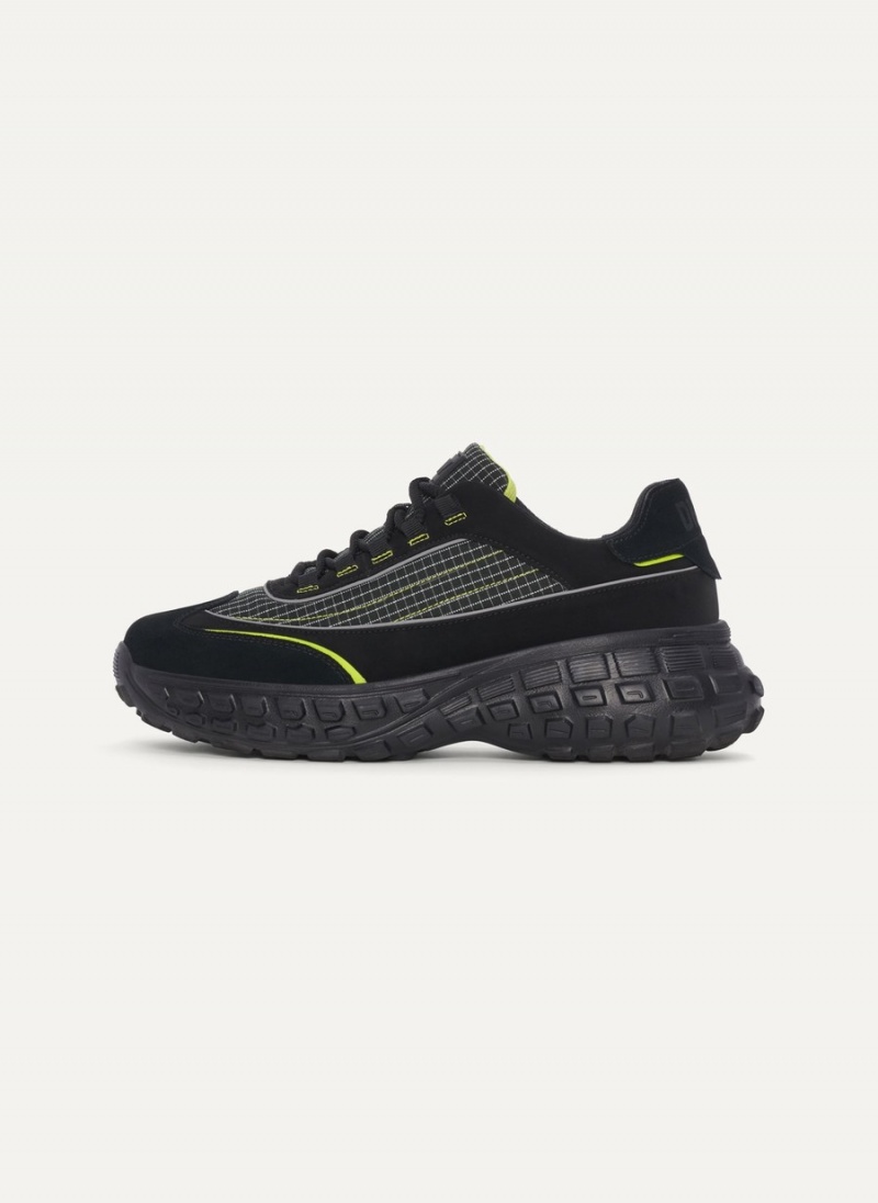 Men\'s Dkny Trekking Sneakers Black | O1737198