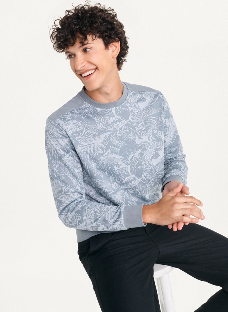 Men's Dkny Tropical Loopback Sweaters Grey | G8231656