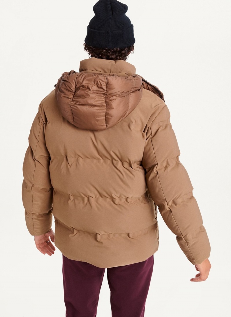 Men's Dkny Welded Parka Parka Brown | V7165400