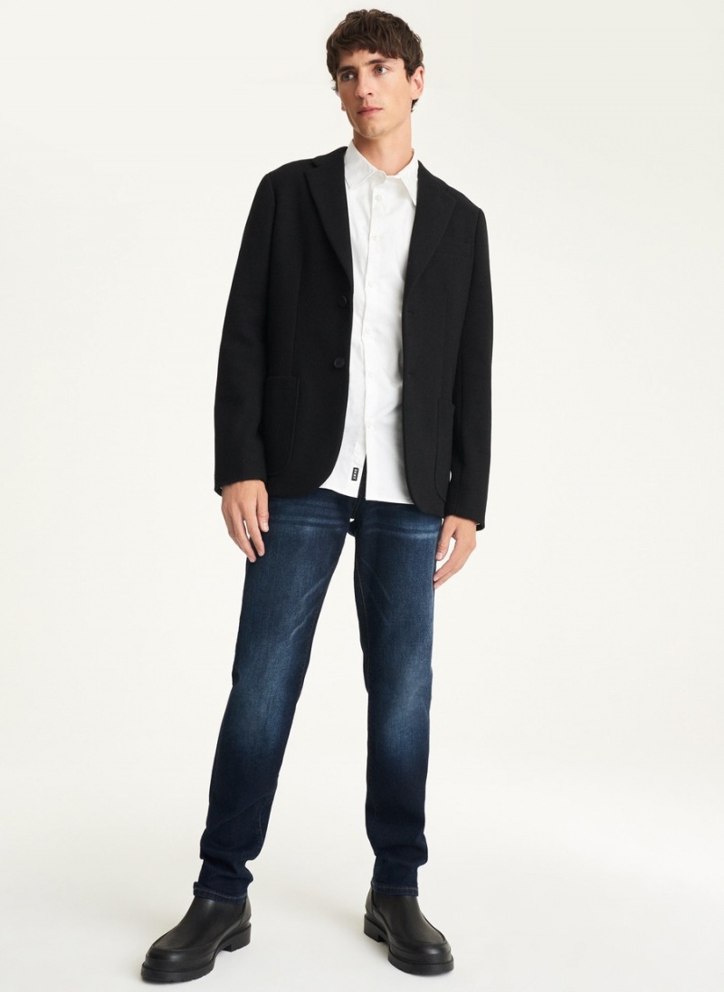 Men's Dkny Wool Like Blazer Black | O9226062