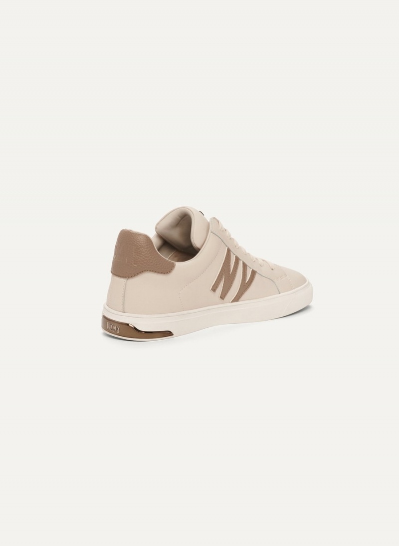 Women's Dkny Abeni-Lace Up Sneakers Beige | O0219332