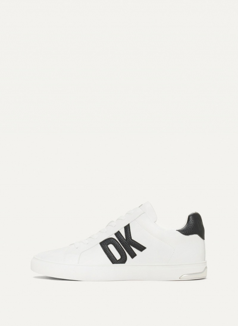 Women\'s Dkny Abeni Lace Up Sneakers Black | E4353924
