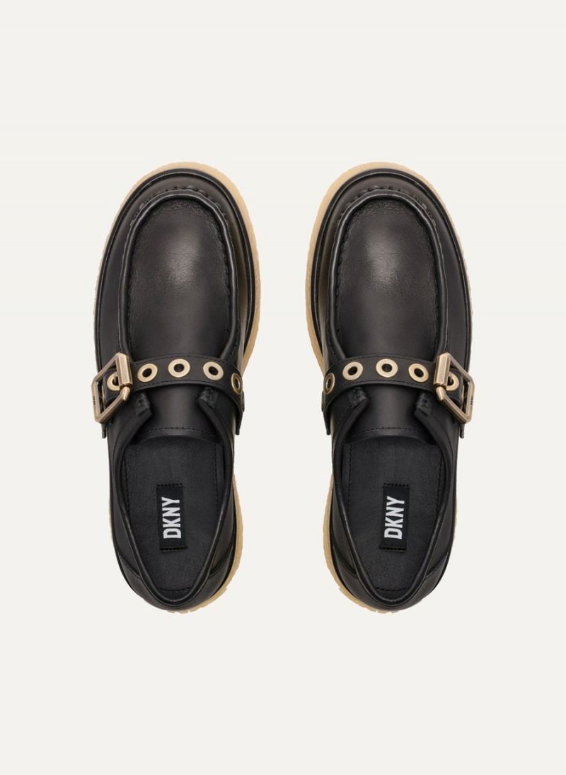 Women's Dkny Autumn Loafers Black | K7901274