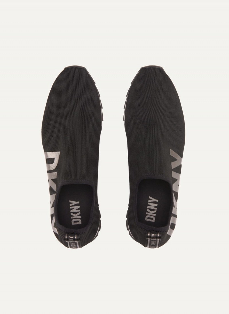 Women's Dkny Azer - Slip On Runner Sneakers Black | R2415926