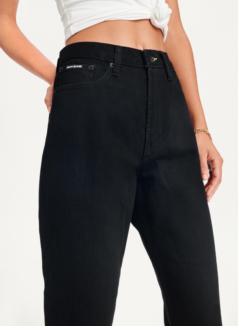 Women's Dkny Broomes Jeans Black | P8987933