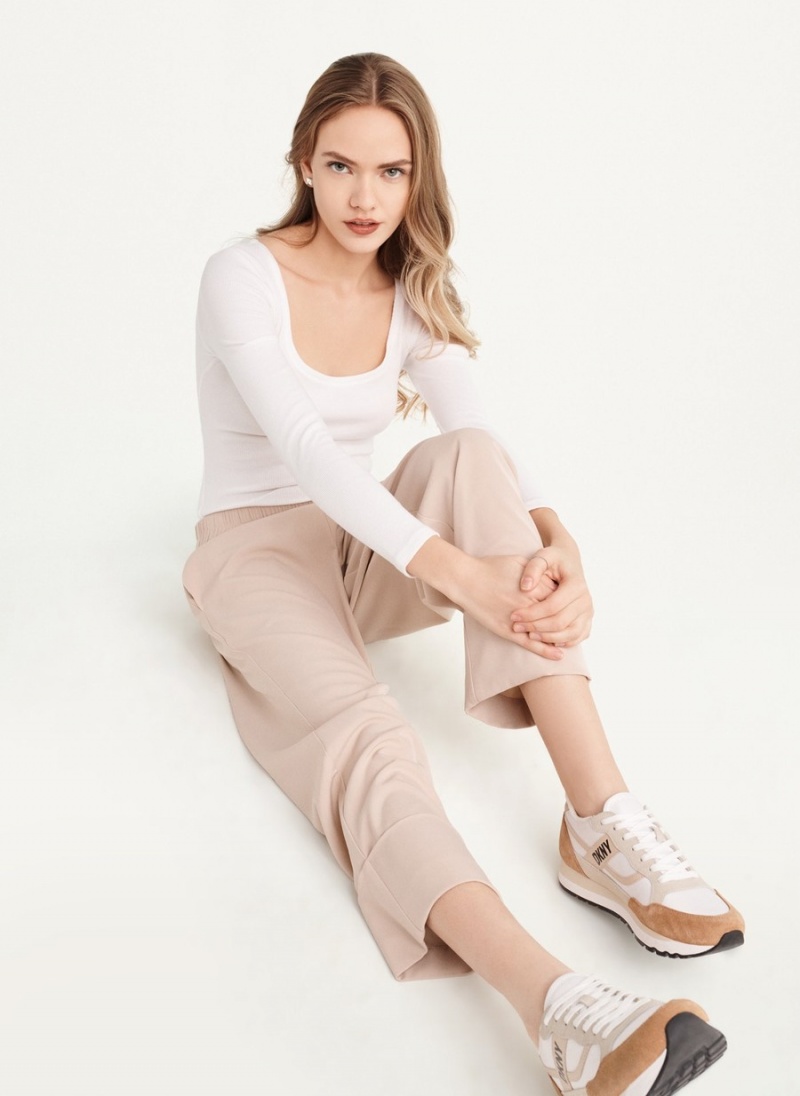 Women's Dkny Butter Pants Beige | S2840980