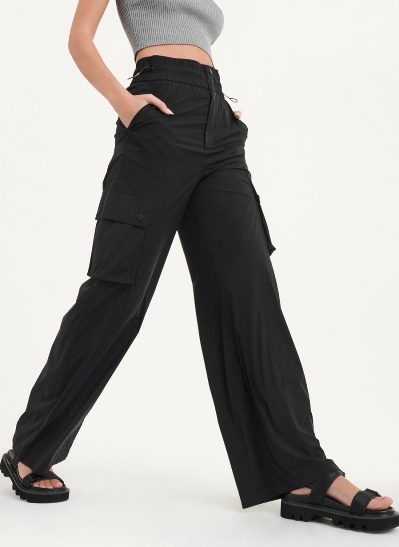 Women's Dkny Cargo Pants Black | L6798157