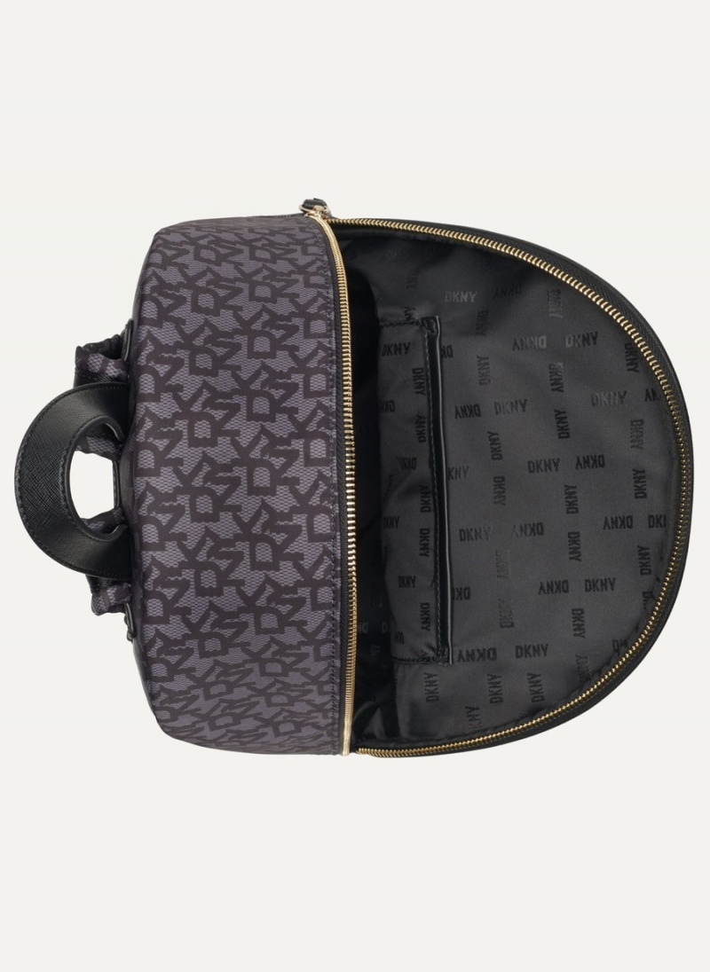 Women's Dkny Casey Backpacks Black | P5274918