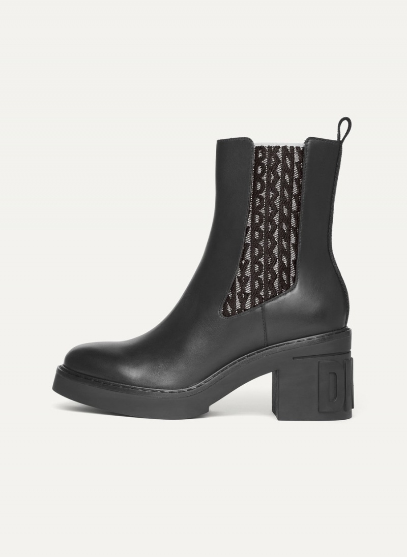 Women\'s Dkny Charlotte Chelsea Boots Black | W0399551