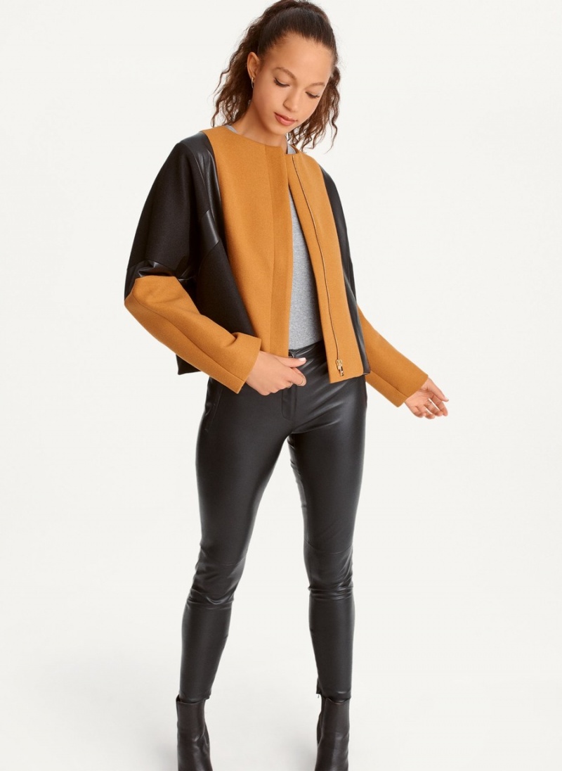 Women\'s Dkny Colorblock Jackets Brown | S0109557