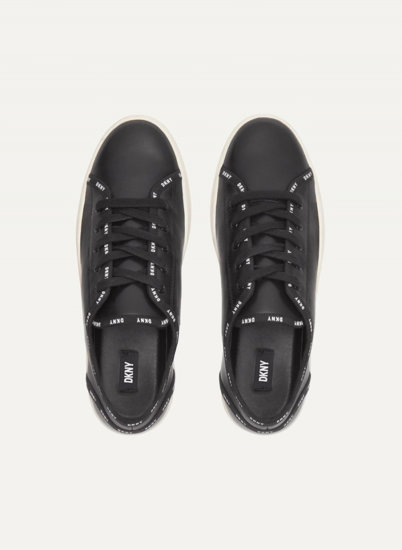 Women's Dkny Court Sneakers Black | D1173657