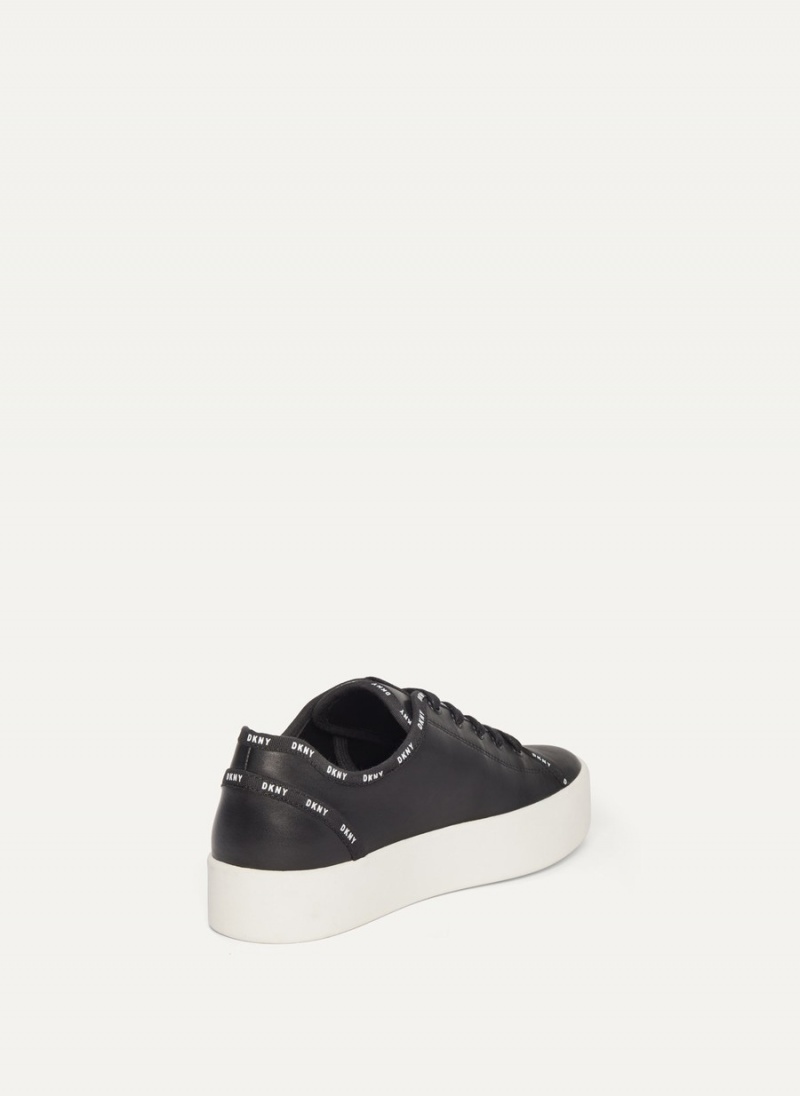 Women's Dkny Court Sneakers Black | D1173657