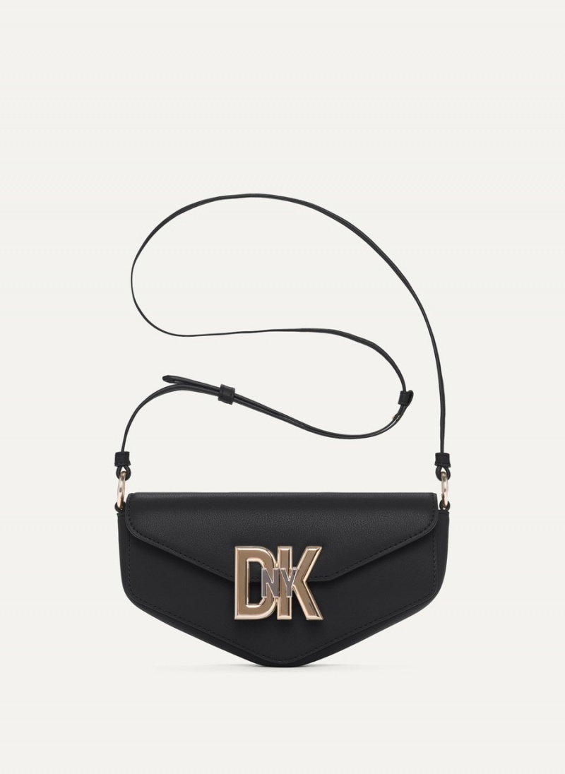 Women's Dkny Downtown Crossbody Bags Black | L5931787