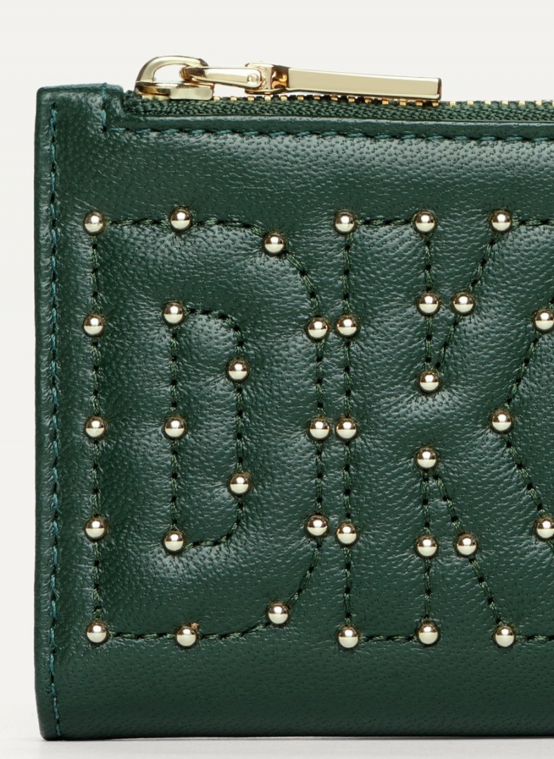 Women's Dkny Elsa Bifold Card Holder Green | D8745946