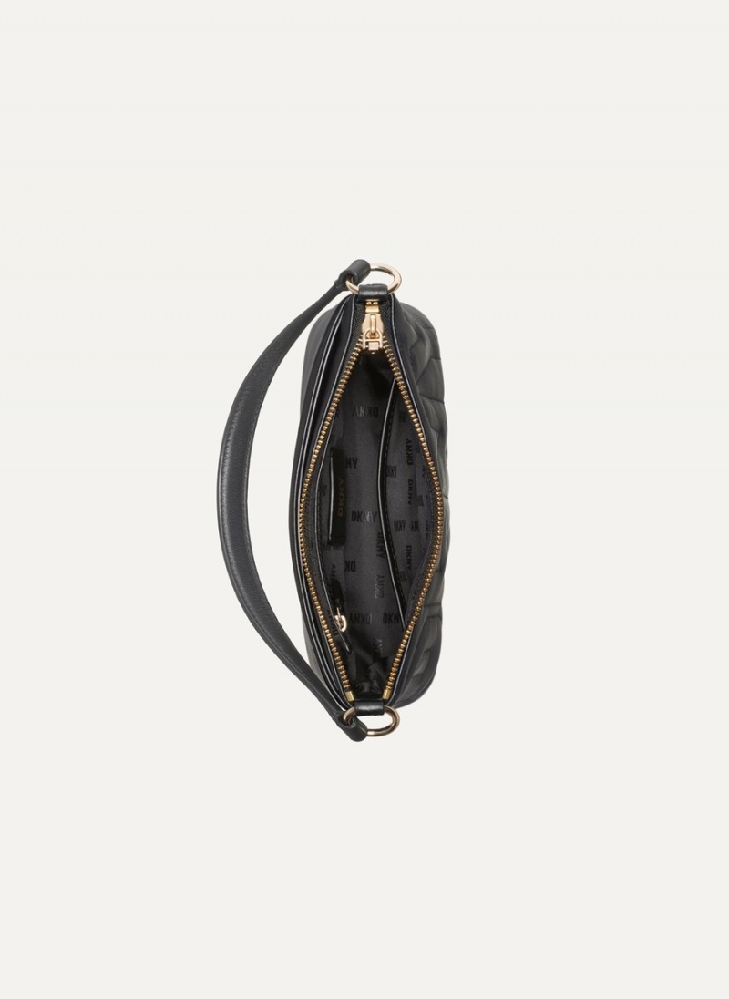 Women's Dkny Elsa Demi Crossbody Bags Black | F3317760